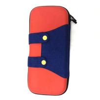 Rouge-Sac de rangement pour Nintendo Switch, sac de transport, Kit'accessoires, housse de protection transpa raudona