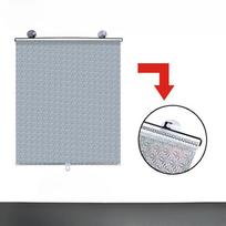 Užtamsinantys roletai su siurbtukų tvirtinimu virtuvei - Apsauga nuo UV spindulių ir šviesos blokavimas 40cm x 125cm sidabras