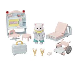 EPOCH Sylvanian Families Lėlės ir Baldų Rinkinys Draugiškas Gydytojas [Apžiūrėkime!] Rinkinys] H-17