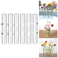DIY Glass Terrarium Vase Flower Pots Desktop for home and garden Wedding Decoration 6pcs large