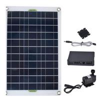 12V DC Solar Fountain Water Pump Kit Low Noise Panel High Efficiency Garden Pond Bird Bath Irrigation Set China Mainland
