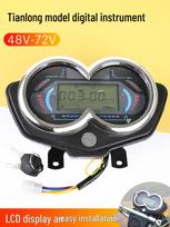 Universal 48v-72v Electric Tricycle LCD Speedometer & Battery Display Universal LCD Panel
