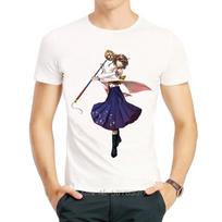 Final Fantasy X T Shirt White Color Mens Short Sleeve Final Fantasy 10 Logo tshirts Tops Tees Tshirt Game Ff Yuna tshirt S