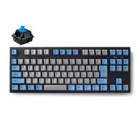 LEOPOLD FC750RBT Mechanical Gray Bluetooth and USB Japanese layout kana 91 Windows and macOS Powered by AAA Detachable Bluetooth and USB bus power pilka spalva