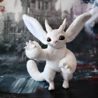 New Sell White Latex Plush Toy Cute White Pet Comfortable and Soft Plush Toy Bedroom Headboard Ornament Best Present for Children balta