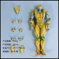 JOJO neįprasti nuotykiai Jotaro Kujo Dio Brando Žvaigždės Veiksmo Aktyvumo Statulėlė PVC Modelis Lėlė Kolekcionuojamas Kalėdų Dovana yellow