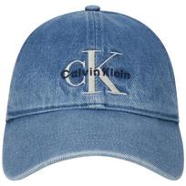Calvin Klein Jeans Embroidered Denim Baseball Cap One Size