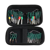 Terminal Pin Removal Tool Professional 59pcs Terminal Extractor Kit With Metal Plastic Construction For Vehicle Wiring 1 black