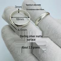 Sterling Silver 999 Vintage Distressed Open Ring with Peace, Joy, Smiley Face, and Four-Leaf Clover Engravings Adjustable: Sterling Silver 999
