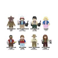 8 VNT. Stranger Things Minifigūrėlės Statybiniai Blokeliai Žaislai Suderinami su Lego Kolekcionuojamas Dekoras Dovana