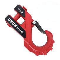 3/8  Winch Hook Heavy-Duty Maximum 20 Tons Of Forged Steel AT Shaped Winch Hook Heavy-Duty Forged Thickened Tongue Trailer Hook raudona