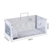 Durable Humane Multi-Catch Rodent Mouse Trap Pest Control Large Capacity Rat Trap Cage Metal Live Animal Trap Indoor and Outdoor