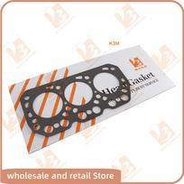 K3M Full Gasket Kit Set For Mitsubishi MT300 MT301D Tractors MM408438 or Cylinder Head Gasket Overhaul Rebuild Kit Engine Part Cylinder Head Gasket