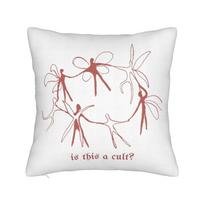 Melanies Martinez Hades Pillowcase Soft Fabric Cushion Cover Decoration Throw Pillow Case Cover Seater Zippered 18'' Peach skin 18*18(CM)-1Pcs
