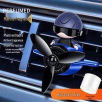 Aviation-Themed Car Vent Air Freshener Fan Ornament