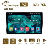 Skirta LADA Granta Sport 2011-2018 Automobilių radijas Multimedija Vaizdo grotuvas Navigacija GPS WIFI Carplay Android 2 Din 2+32GB 1+16GB