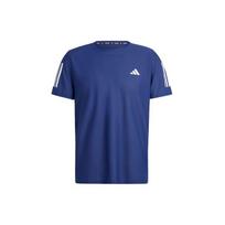 adidas Own the Run marškinėliai tamsiai mėlyni vyriški gatvės stiliaus IN1502 L blue
