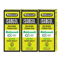 Baidyanath Isabgol Psyllium Husk Powder 200G Pack Of 3 | Natural Fibre Supplement For Healthy Digestion