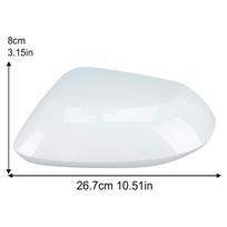 Rearview Mirror Cover Cap For Toyota Yaris     2024 White Door Side Mirror Housing Cover Cap Car Accessories 1pc left