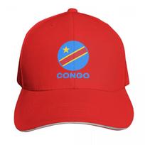 Kongo Kinšasos vėliava Zairo vėliava Madingas laisvalaikio kepuraitė Reguliuojamas skrybėlė Hip Hop vasaros Unisex beisbolo kepurės One Size