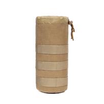 Water Bottle Bag Outdoor Kettle Carrier Bag Molle System Multifunction Hiking Bottle Pouch  Camping chaki