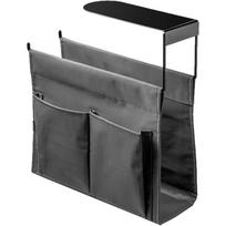 Oxford Fabric Under Desk Storage Bag Water-Repellent Magazine Organizer  Side Pocket Use pilka