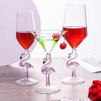 Rožinis flamingas Martini taurė Kokteilių taurė Šventei Kokteiliui Gimtadieniui 330ML