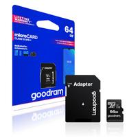 Szybka Karta Pamięci Micro Sd Goodram 64Gb Z Adapterem C10 U1 100Mb/S