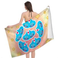 M-Morimori Dragon Anime Microfiber Blanket Quick Drying Beach Towels Oversized Printing Super Absorbent Pool Towel Blanket Cotton 30x30cm