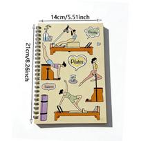 A5 Pilates Fitness Plan Book
