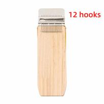 Clothes Mending Wooden Mini Loom Rectangular Quickly Makes Mending Loom Portable Weaving Loom DIY Textile