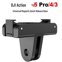 DJI Action 6 Nano 5 Pro Magnetic Quick Release Mount - Shockproof Aluminum Alloy Sports Camera Accessory