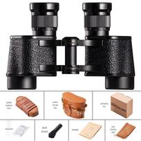 German Mauser 8x24 HD Wide Angle Night Vision Binoculars - Portable Outdoor Telescope