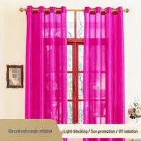 French Style Color-Changing Dragon Pleated Curtains - Semi-Shading, Opaque Fabric for Hotels and Bedrooms Full roll / m (over 100m) violetinė