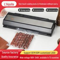 Automatinis vakuuminis sandariklis virtuvei | Kompaktiška maisto konservavimo sistema Width 17*Length 25 (50 pieces) black