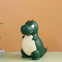 Dinozauras taupyklė Miela animacinė apsauga nuo kritimo Didelės talpos nedūžtanti pinigų monetų taupyklė Dovanos 1B green small