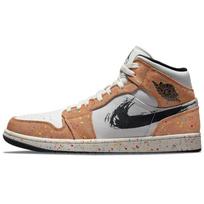 Air Jordan 1 Mid Se 'Brushstroke Paint Splatter' Jordan DA8005-100 41