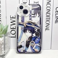Genshin Impact Case For iPhone 11 12 13 14 15 Pro Max Mini 6 6S 7 8 Plus XR XS Max X Xiao Zhongli Wanderer Alhaitham Cover For iPhone 13 Mini