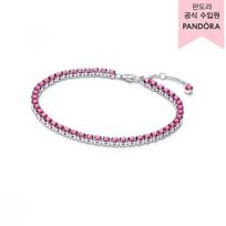 Pandora Sparkling Pink Tennis Bracelet 591469c04 16