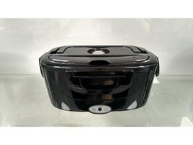 Portable 2-in-1 Electric Heating Lunch Box with Car Adapter, Stainless Steel & Plastic, Insulated for Home & Travel. Stainless Steel Home (220V EU)