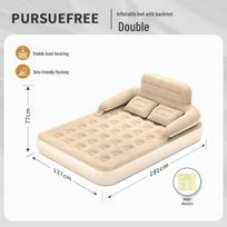 Thick Air Cushion Inflatable Mattress - Portable Single/Double Bed for Home, Outdoor, Camping, and Tent Use