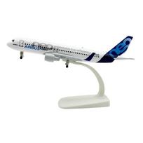 Metalo mastelio lėktuvas 20 cm A320 NEO prototipas Alloy modelis Statybinis lėktuvo žaislas Aviacija su ratukais Modelio kolekcija Vitrina