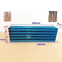 445mm*130mm*90mm Oro aušinamas išgarintuvo kondensatorius šaldytuvo šaldiklio varinis vamzdelis aliuminio pelekas oro šilumos mainų radiatorius 445mm-130mm-90mm
