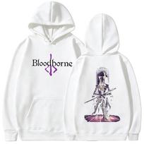 2026 Game Bloodborne Hoodie Men Women Clothing Gothic Rock Pullover Hoodies Punk Oversized Streetwear Vintage Printed Sweatshirt 4XL