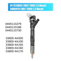 0445110279 0445110186 33800-4A100 Naujas dyzelinio kuro purkštukas HYUNDAI H1 (STAREX) / KIA SORENTO 2.5 CRDi 2002- 0445110279