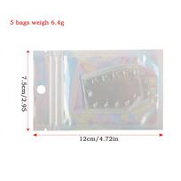 5Pcs Durable Brow Shaping Stencil Shaping Portable Instant Brow Shaper Drawing Eyebrow Design Ruler Gift