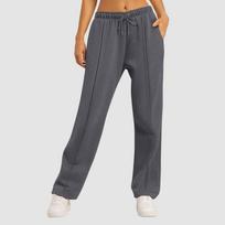 Women's High Waist Drawstring Sweatpants, Casual Loose Fit Joggers with Pockets, Comfortable Lounge Pants XL