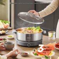 Midea 6.5L Multi-Function Electric Hot Pot CN plug (adapter included)
