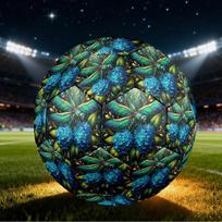 1pc Butterfly Garden Size 5 Soccer Ball Professional Lightweight Durable Match Training Football Indoor &Outdoor Sports BallTraining Ball y65 Size 5