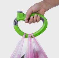 Ergonomic Labor-Saving Handle with Extra Large Opening for Easy Shopping and Vegetable Lifting OPP Bag